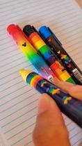 Caneta Borracha Rainbow Mickey Caneta Borracha Rainbow Mickey