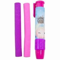 Caneta Borracha Refil Roxo Frozen Tsum tsum - Disney
