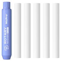Caneta borracha retrátil giratória Nicpro com 5 refis roxa Caneta borracha retrátil giratória Nicpro com 5 refis roxa