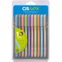 Caneta BPX Esferografica 0,7mm, CIS, Estojo c/10 Cores Sortidas, Multicor Caneta BPX Esferografica 0,7mm, CIS, Estojo c/10 Cores Sortidas, Multicor