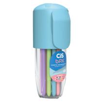 Caneta BPX Pote Azul com 18 Cores - CiS Caneta BPX Pote Azul com 18 Cores - CiS