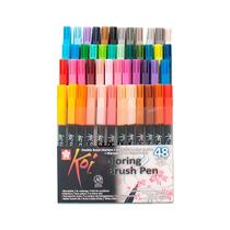 Caneta Brush Artistica Sakura Koi Coloring 48 Cores