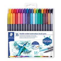 Caneta Brush Dual Staedtler Marsgraphic Watercolour 36 Cores