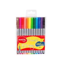 Caneta Brush Molin Lettering 12 Cores Caneta Brush Molin Lettering 12 Cores
