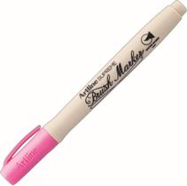 Caneta Brush Pen EPF-F Rosa Fluorescente Artline