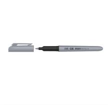 Caneta Brush Pen Metallic Prata Cis