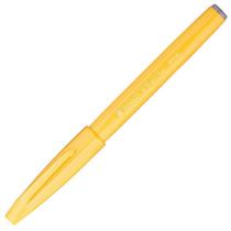 Caneta Brush Sign Pen Pentel Amarela SES15C-G