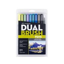 Caneta Brush Tombow Ponta Dupla Landscape 10 Un