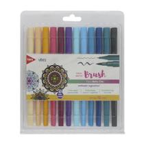 Caneta Brush Tris Dual Sketch Tons Boho Chic 12 Cores