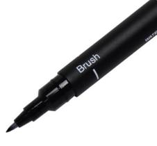 Caneta Brush Uni Pin BR-200 Preto Uniball