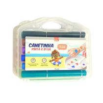 Caneta BRW Hidrocolor Pinta e Boia 12 Cores