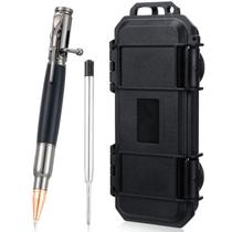 Caneta Bullet Crtiin Bolt Action de 14 cm de metal com caixa de presente Caneta Bullet Crtiin Bolt Action de 14 cm de metal com caixa de presente