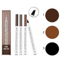 Caneta C/ Dentes Sobrancelhas Microblading Fio A Fio -CASTANHO Caneta C/ Dentes Sobrancelhas Microblading Fio A Fio -CASTANHO