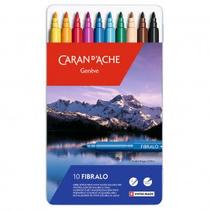 Caneta Caran dAche Fibralo 10 Cores