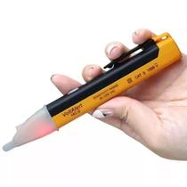 Caneta Chave Teste Com Alerta Sonoro Eletricista Detector De Tensão 90-1000v Caneta Chave Teste Com Alerta Sonoro Eletricista Detector De Tensão 90-1000v