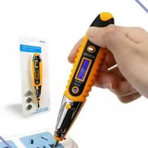 Caneta Chave Teste de Corrente Voltagem 12V a 250V Exbom Caneta Chave Teste de Corrente Voltagem 12V a 250V Exbom