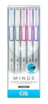 Caneta Cis Minus 0.4mm Esferográfica 5 Unidades