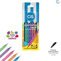 Caneta Cis Spirinho Scents 0.7 c/ 5 Cores