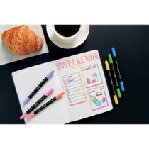 Caneta com Marcador Dual Tip 6 Unidades BIC