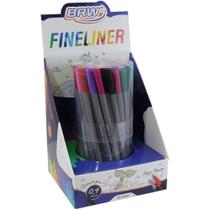 Caneta com Ponta Porosa Fineliner 0,4MM 12 Cores Display com 60 Unidades Caneta com Ponta Porosa Fineliner 0,4MM 12 Cores Display com 60 Unidades