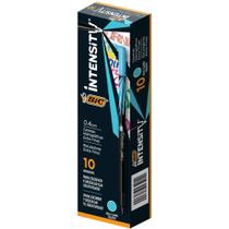 Caneta com Ponta Porosa Intensity 0,4MM Azul Claro - Caixa com 10 Unidades