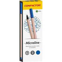 Caneta Com Ponta Porosa Microline 0,4Mm Azul Escuro