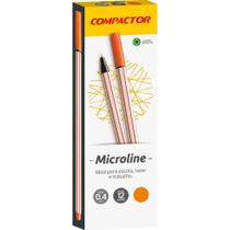 Caneta com Ponta Porosa Microline 0,4MM Laranja CX.C/12 Caneta com Ponta Porosa Microline 0,4MM Laranja CX.C/12