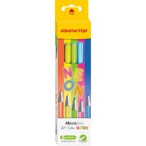 Caneta com Ponta Porosa Microline 1,0-2,0MM 5COR.NEON PCT.C/05 Caneta com Ponta Porosa Microline 1,0-2,0MM 5COR.NEON PCT.C/05