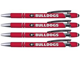 Caneta comemorativa Pen Georgia Soft Touch Coated Metal, pacote com 4 unidades, vermelha Caneta comemorativa Pen Georgia Soft Touch Coated Metal, pacote com 4 unidades, vermelha