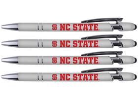 Caneta comemorativa Pen State North Carolina State Soft Touch, pacote com 4 Caneta comemorativa Pen State North Carolina State Soft Touch, pacote com 4