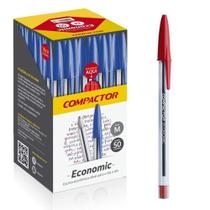 Caneta compactor vermelha cx