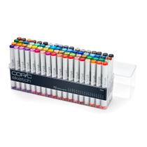 Caneta Copic Marcador Sketch 72 Cores Set a Ponta Dupla Caneta Copic Marcador Sketch 72 Cores Set a Ponta Dupla