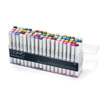 Caneta Copic Marcador Sketch 72 Cores Set e Ponta Dupla Caneta Copic Marcador Sketch 72 Cores Set e Ponta Dupla