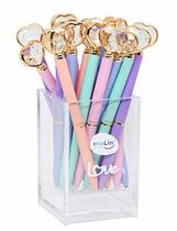 Caneta coração de diamante candy 1348-preta -molin