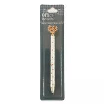 Caneta Coração White Dots Office Basics Caneta Coração White Dots Office Basics
