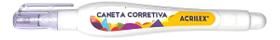 Caneta Corretiva Acrilex 7ml - Base Água e Não Tóxica Caneta Corretiva Acrilex 7ml - Base Água e Não Tóxica
