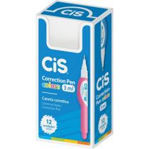 Caneta Corretiva CIS Correction Pen Colors 3ML CX.C/12 Caneta Corretiva CIS Correction Pen Colors 3ML CX.C/12
