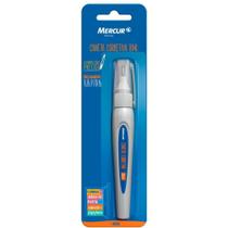 Caneta Corretiva Mercur 8ML Metal Branca C/1