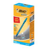 CANETA CRISTAL ULTRA FINE BIC AZUL TURQUESA 10 unid CANETA CRISTAL ULTRA FINE BIC AZUL TURQUESA 10 unid