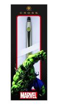 Caneta Cross Esferográfica Corpo de metal Click Marvel Hulk