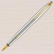 Caneta Crown Metal Prestige Tinteiro DI39128S - Cor Prata Caneta Crown Metal Prestige Tinteiro DI39128S - Cor Prata