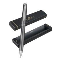 Caneta Crown Otawa Esferográfica Elegante Luxo - Fumê Caneta Crown Otawa Esferográfica Elegante Luxo - Fumê