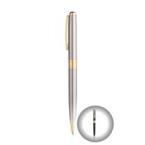 Caneta Crown Treasure Esferográfica Luxo Best Seller Collection Metal DI19966 Prata Preto