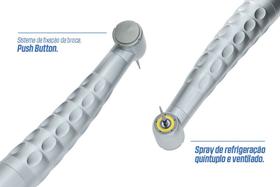 Caneta de Alta Rotação Led Spray Quintuplo Push Button Z48SL Schuster