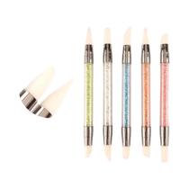 Caneta De Arte Para Unhas Com Dupla Ponta, Escultura De Flores Em Silicone, Bastão De Cola Caneta De Arte Para Unhas Com Dupla Ponta, Escultura De Flores Em Silicone, Bastão De Cola