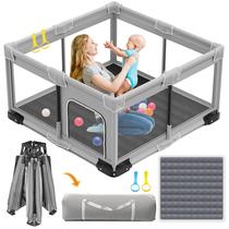 Caneta de bebê portátil dobrável Playard ICAREWAY 127x127 cm Caneta de bebê portátil dobrável Playard ICAREWAY 127x127 cm