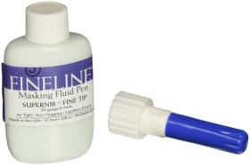 Caneta de fluido de máscara Fineline, aplicadores de calibre 20, 37,5 ml Caneta de fluido de máscara Fineline, aplicadores de calibre 20, 37,5 ml