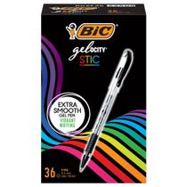 Caneta de gel BIC Gel-ocity Smooth Stick Fine Point 0,5 mm preta 36