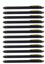 Caneta de gel líquido Pentel Energel Kuro 0,7 mm, tinta preta, pacote com 12 Caneta de gel líquido Pentel Energel Kuro 0,7 mm, tinta preta, pacote com 12