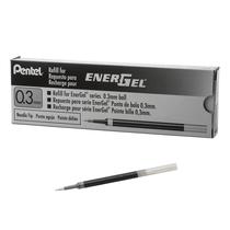Caneta de gel líquido Pentel Energel Refill Ink 0,3 mm preta 12x Caneta de gel líquido Pentel Energel Refill Ink 0,3 mm preta 12x